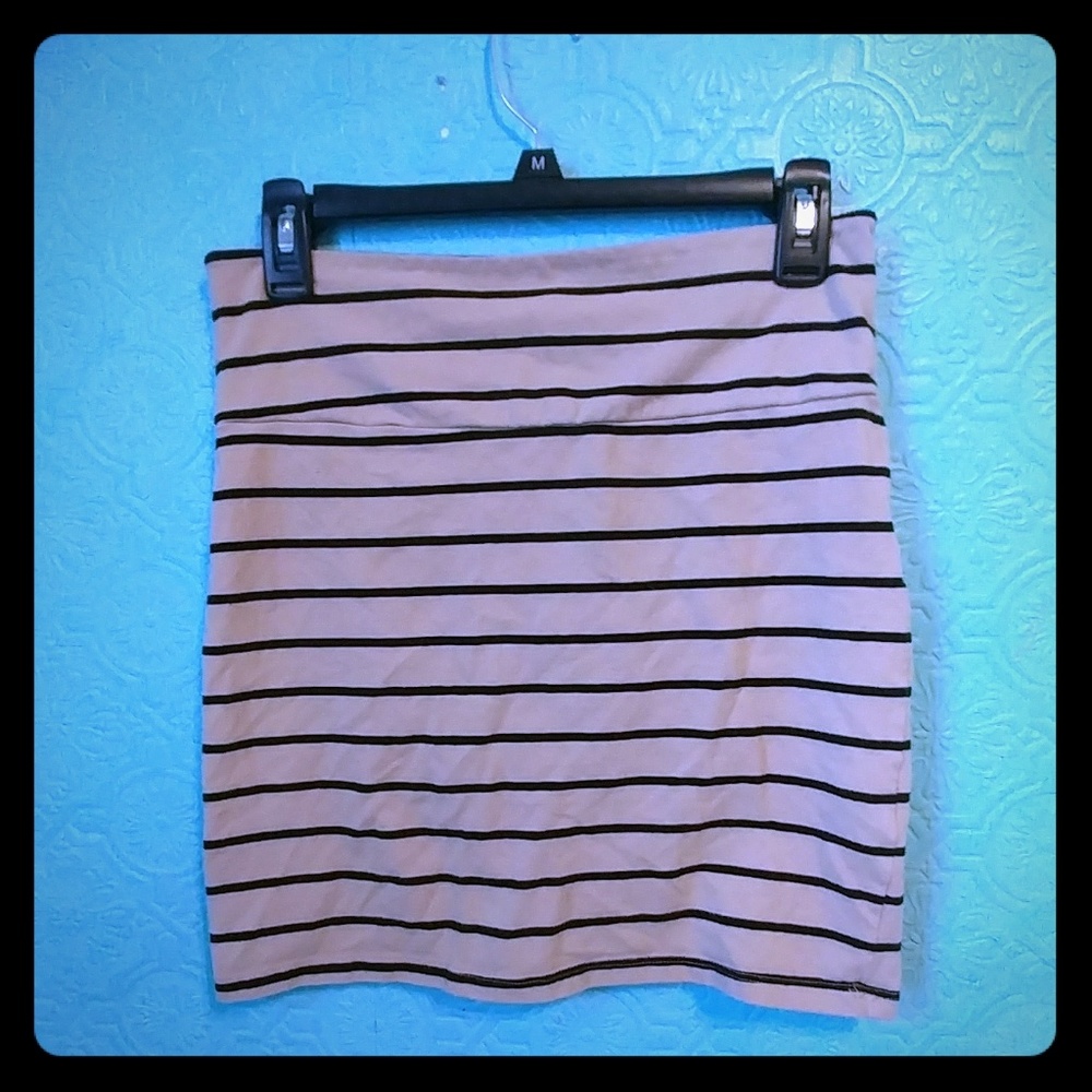 Forever 21 striped bodycon skirt!